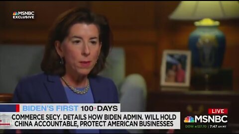 Bidens Commerce Sec ADMITS Trump's China Success