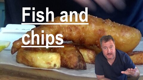 Classic English fish and chips
