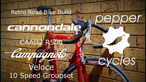 Cannondale CAAD2 R500 x Campagnolo Veloce Retro Road Bike Build