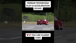 Ferrari 512 TR Testarossa Acceleartion sound 😎