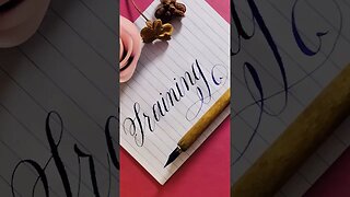 Calligraphy Words: All Scripture is God Breathed compilation #calligraphy #handwriting