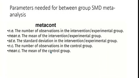 Part 4: Standardized mean difference