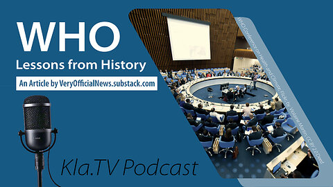 27.05.2024 WHO: Lessons from History