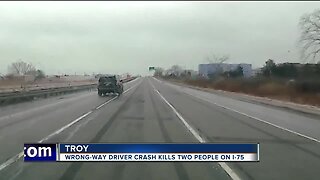 Wrong-way driver crash kills 2 on I-75
