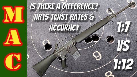 Which is more accurate? 1:12 or 1:7 Twist Rate? Let's find out!