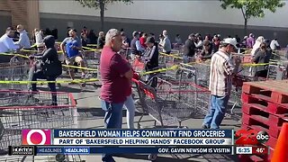 Woman buys groceries for Bakersfield residents in need amid outbreak