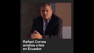 Rafael Correa analiza para RT en Español la situación en Ecuador