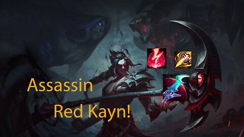 Noob plays Assassin Red Kayn! (Crazy) League of Legends #league #leagueoflegends #kayn #jungle #noob