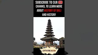 What Is Bali Known For? #shorts