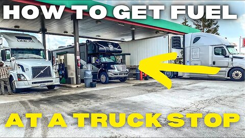 How To Get Fuel At A Truck Stop (TSD Logistics Fuel Card) #rvlife