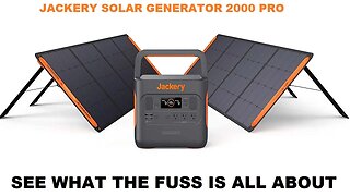 Jackery 2000 PRO Solar Generator 2200w Review