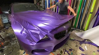 Wrapped in Purple | Twin Turbo BMW M6