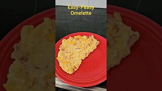 Easy-Peasy Omelette 🍳 #omelette #bacon #omeletterecipes #easyrecipe #eggs #breakfast
