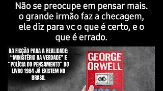 #DANGERMINDS: Ministério da Verdade e Polícia do Pensamento Querem Ainda Mais CONTROLE E CENSURA! [Short]