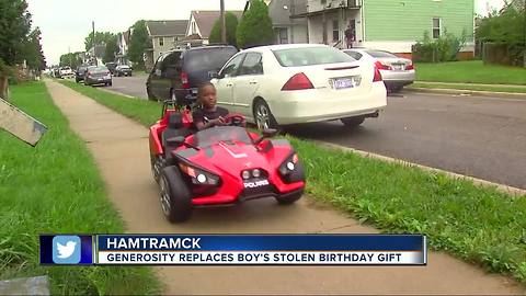 Detroit Lions cornerback helps surprise Hamtramck boy with awesome ride