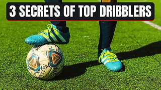How to DRIBBLE soccer ball ⚽️ 3 SECRETS of top dribblers (shhh) 🤫