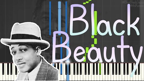 Duke Ellington - Black Beauty 1928 (Classic Jazz / Stride Piano Synthesia) [By @BlueBlackJazz]