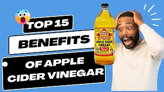 Top 15 BENEFITS of APPLE CIDER VINEGAR Uses