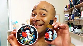 ASMR Geisha set by Pinnacle Grooming, Mühle R89 with Gillette Nacet blade.