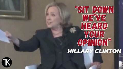 Hillary Clinton goes Head to Head with Audience Member over Biden's 'Openly Warmongering' Speech
