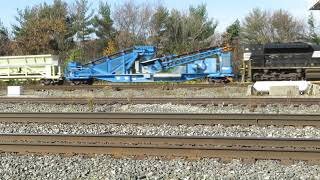Norfolk Southern Ballast Train from Berea, Ohio November 7, 2020