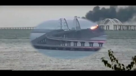 Crimean Bridge Fire: Navigation of Ships in Kerch Strait Continues, two car spans collapsed
