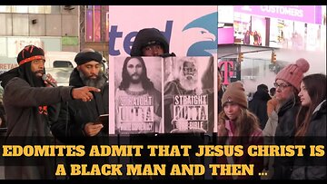 IS JESUS CHRIST A SWEET NICE WHITE GUY?! OR … #timessquare #nyc #sicarii