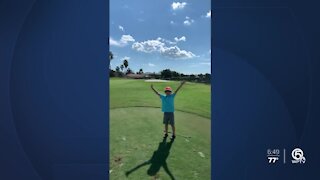 5-year-old Florida golfer celebrates second hole-in-one