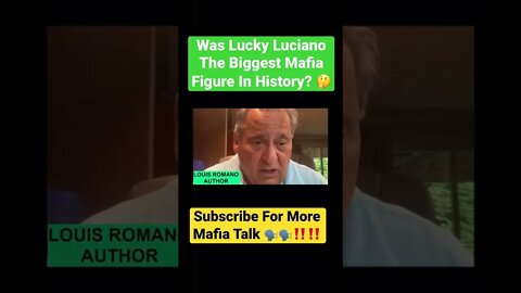 Was Lucky Luciano The Biggest Mafia Figure In History? 🤔 #mafia #mob #luckyluciano #genovose