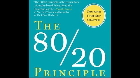 Mastering the 80/20 Principle: Achieve More with Less Effort!