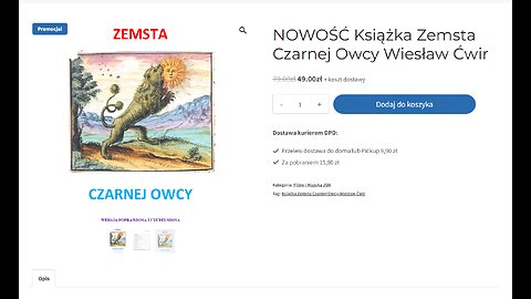 Książka Zemsta Czarnej Owcy Wiesław Ćwir do nabycia na www.sanwit.pl