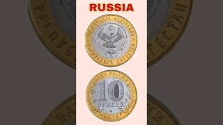 Russia 10 rubles 2013.#shorts #coinnotesz