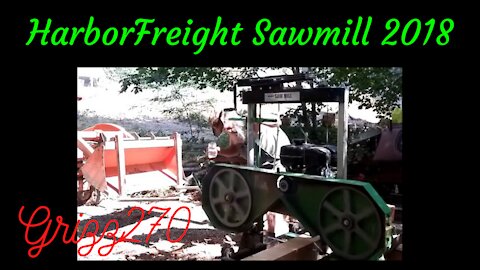 HarborFreight Sawmill 2018