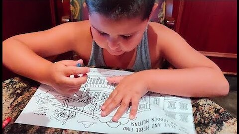 Colorning Menu Coloring With Noah Toys Review