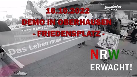 Trailer: Demo Oberhausen 16.10.2022 Friedensplatz Oberhausen