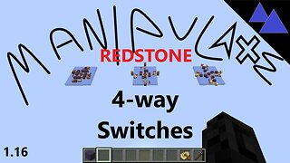 Manipulate Redstone - 4-way Switches 1.20