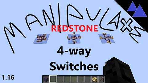 Manipulate Redstone - 4-way Switches 1.20