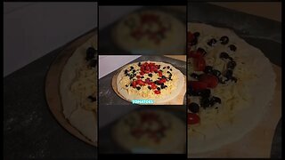 Hummus Pizza (pizza for Weirdoughs) #shorts