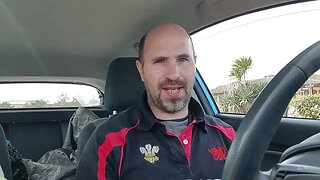 Audio test before filming an unboxing video on the car. Bournemouth May 2023