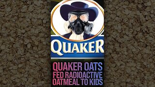 Quaker Oats Fed Radioactive Oatmeal to Kids?! ☢️ #shorts