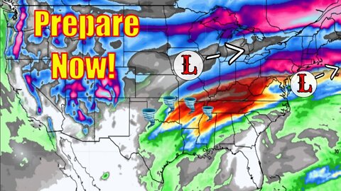 Major Snowfall, Flooding & Tornado Threat - The WeatherMan Plus Weather Channel