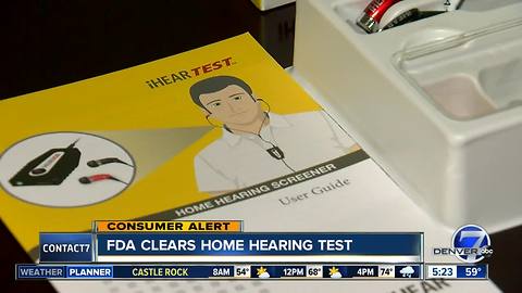 FDA clears home hearing test