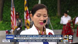 Yumi Hogan meets with South Korea first lady