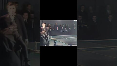 Ping Pong Tournament 1934, Detroit News Media [Restored Footage]