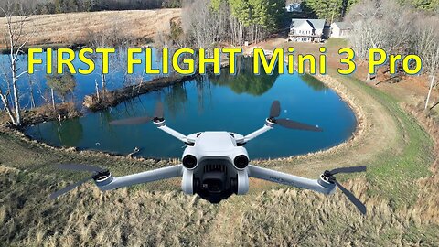 My First flight and video with the new DJI Mini 3 pro drone (TRUE vertical video)