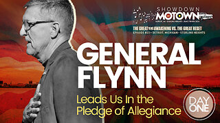 General Flynn | General Flynn Leads The Pledge of Allegiance At ReAwaken America Tour Detroit, Michigan! Join Navarro, Flynn, Eric Trump & Team America At Oct 18-19 Selma, NC ReAwaken! Request Tix Via Text 918-851-0102