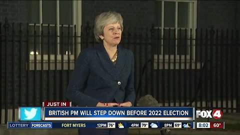 UK PM May says she will leave by 2022 election