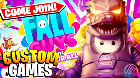 Fall Guys Custom Games Live With Viewers | FALL GUYS SEASON 1 CUSTOMS FREE TO PLAY