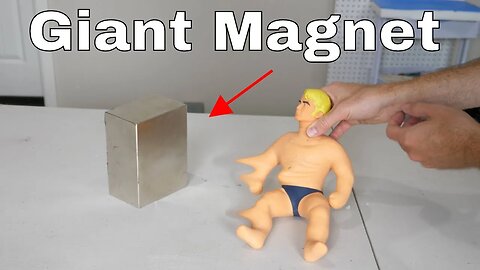 What Does a Giant Neodymium Magnet do to Stretch Armstrong?