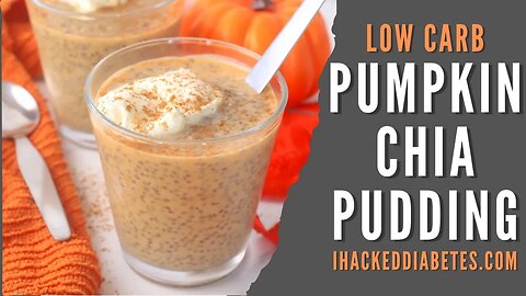 Pumpkin Chia Pudding Recipe | Low Carb Chia Pudding Recipe